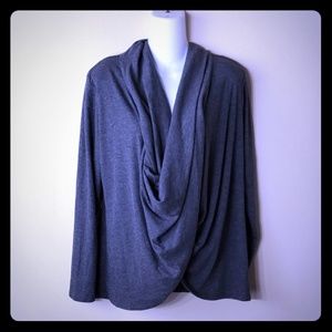 Crossover Cowl neck sweater